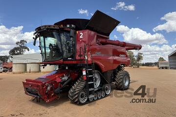 2023 CASE IH 8250 And MacDon D145 on Comb Trailer