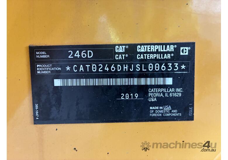 2019 Caterpillar 246D Wheeled Skid Steer