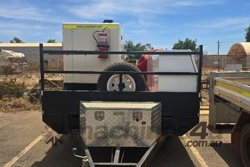 Mobile Line Boring setup