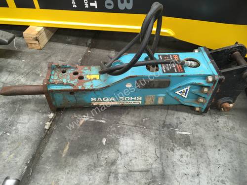 MSB Saga30HS Hammer to suit 1.2-3.5T excavators
