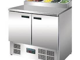 Polar G604-A - Refrigerated Prep Counter 2 Door 254Ltr - picture0' - Click to enlarge