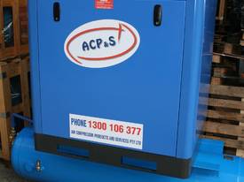  German Rotary Screw - 20hp / 15kW Rotary Screw Air Compressor with Air Receiver Tank. - picture0' - Click to enlarge