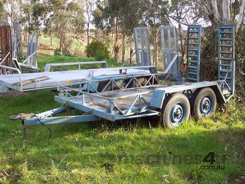 caption 3 ton Atm plant trailer , 12' long x 5' wide deck space ,