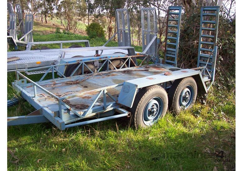 caption 3 ton Atm plant trailer , 12' long x 5' wide deck space ,