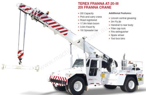 TEREX FRANNA AT-20-III 20t FRANNA CRANE - Hire