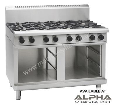 Waldorf 800 Series RNL8803G-CB - 1200mm Gas Cooktop Low Back Version `` Cabinet Base