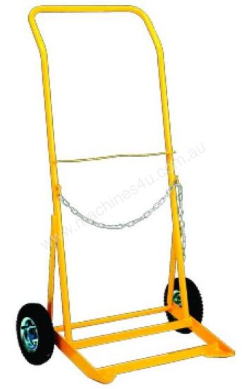Click to view full size photos 'G' Size Cylinder Trolley with Pneumatic Wheel