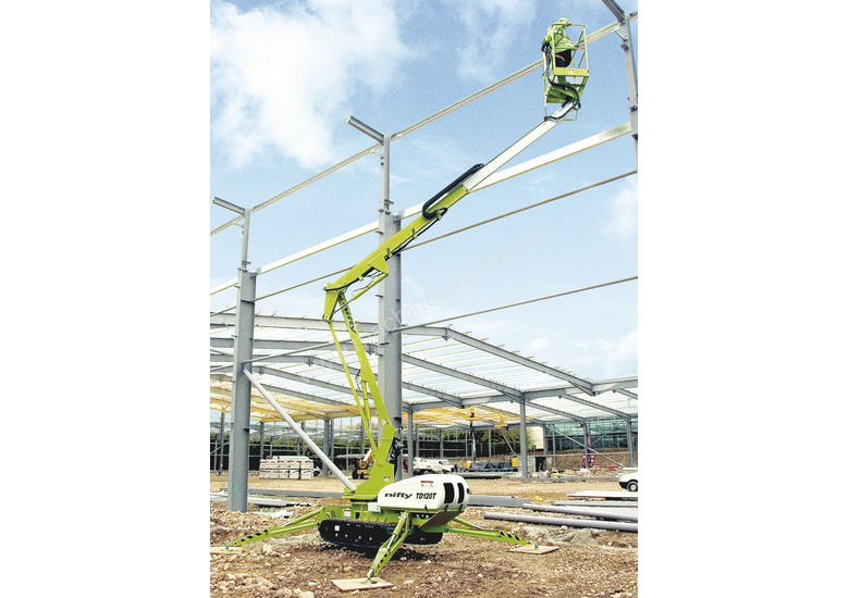 caption Nifty TD120T 12.2m Track Drive - compact base - outstanding traction