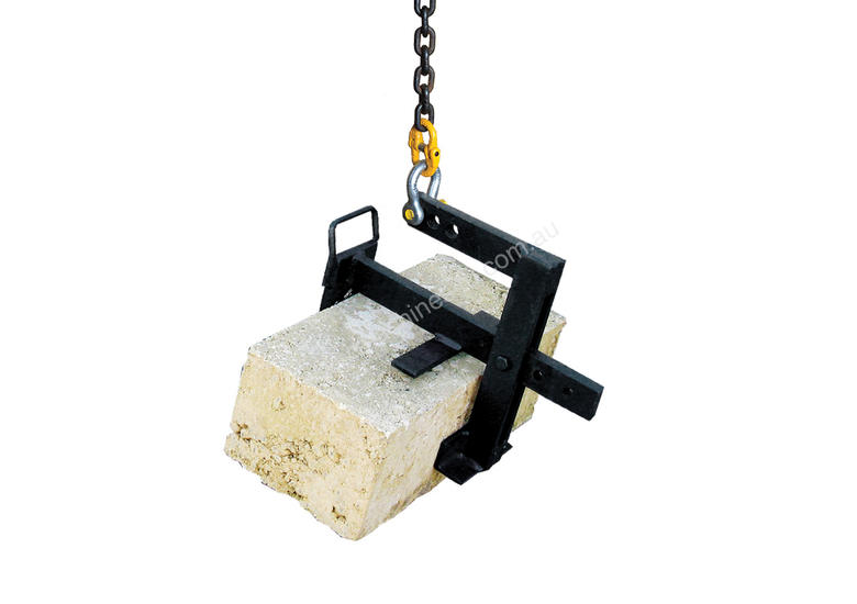 Used 2017 himac Limestone Block Grab Lifter Skid Steer Grapple in