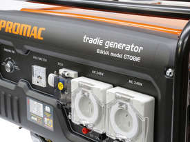 PROMAC Torini PETROL Portable Tradie Generator 8.1kVA Max (Model- GT081E) - picture1' - Click to enlarge
