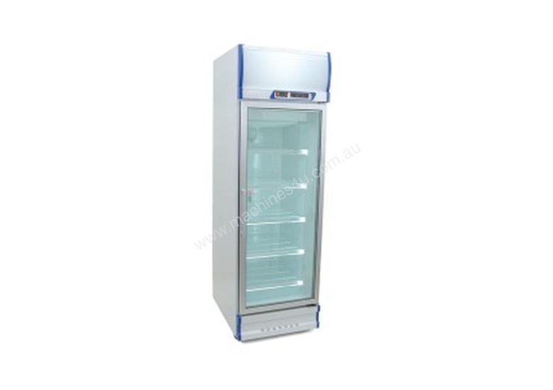 caption Anvil Single Glass Door Upright Display Fridge GDJ0640 – 520Lt