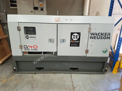 Used Wacker Neuson G40 Generator - 40KVA