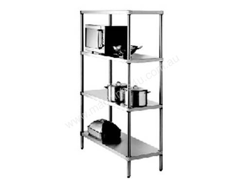 Simply Stainless SS17.1200SS Adjustable 4 Tier Shelving - 1200mm
