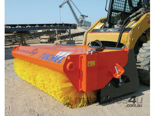 caption BIG Road Broom Bucket Sweeper