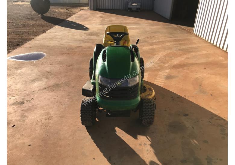 caption John Deere D110 Standard Ride On Lawn Equipment