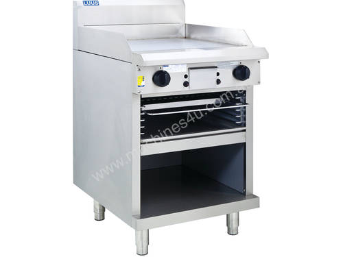 600mm Griddle Toaster with cabinet base and toasting racks