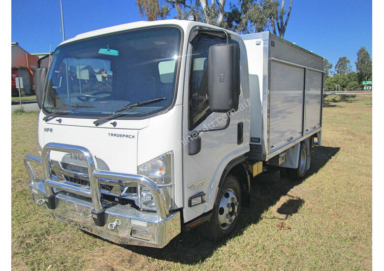 caption Isuzu NPR 45 155 Service Body Truck