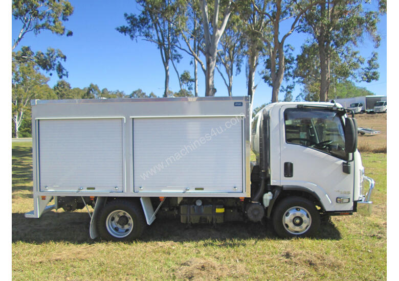 caption Isuzu NPR 45 155 Service Body Truck