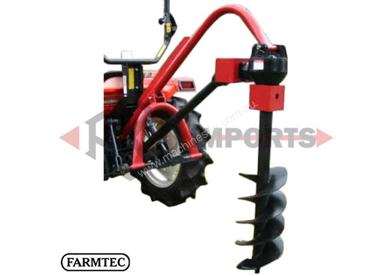 caption POST HOLE DIGGER 50HP ROUND FRAME PTO