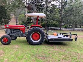 Massey Ferguson Tractor with slasher and transport box - picture1' - Click to enlarge