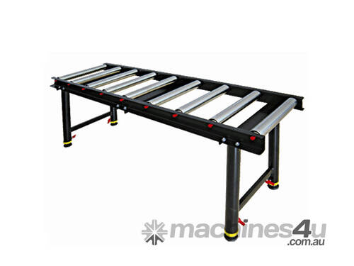 caption 1680mm x 500mm x 650-1100mm H Roller Support Conveyor Stand HRT57-9 by Oltre