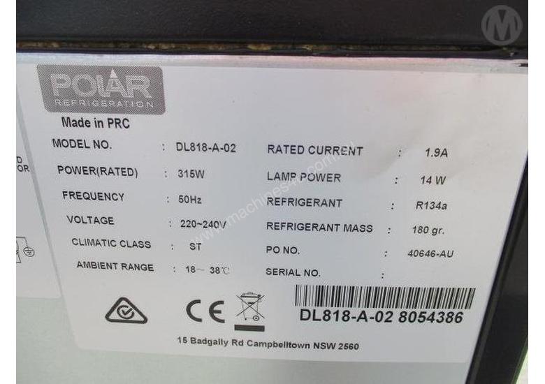 caption Polar 3 Door Fridge