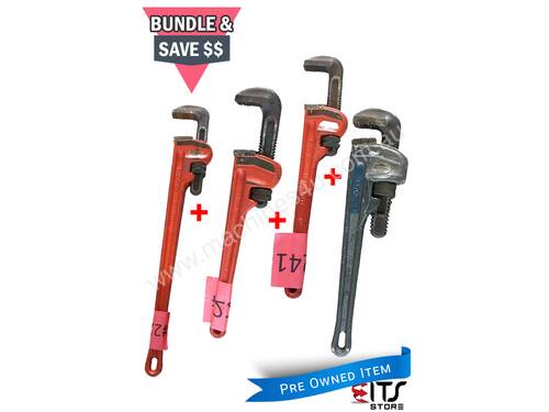 Ridgid Stilson Pipe Wrenches Set 14