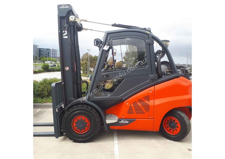 caption Used Forklift: H45T Genuine Preowned Linde 4.5t