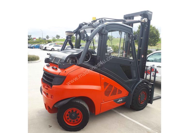 caption Used Forklift: H45T Genuine Preowned Linde 4.5t