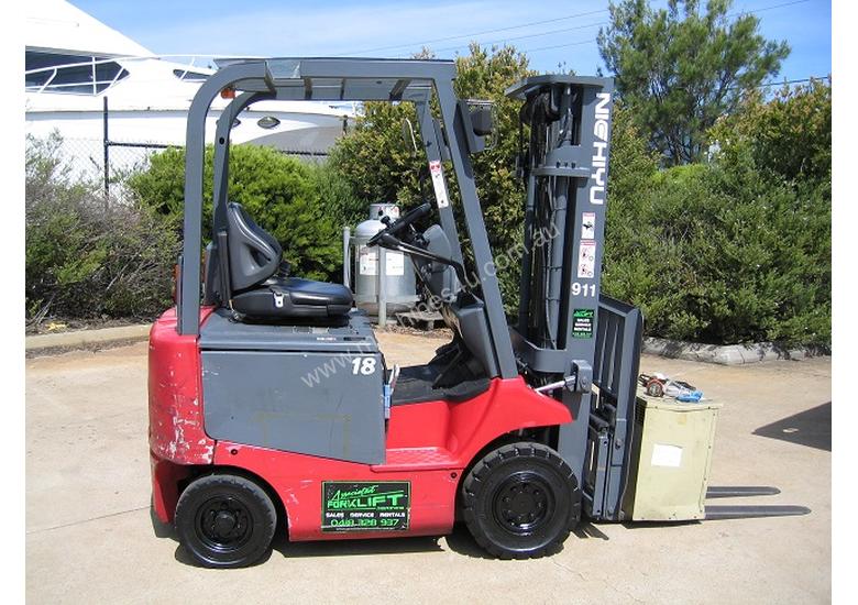 caption Nichiyu 1.8T Battery/Electric Forklift