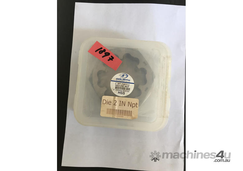 New goliath Goliath 2 Die Nut Bordo 2 Hand Tap and 1 Litre Cutting