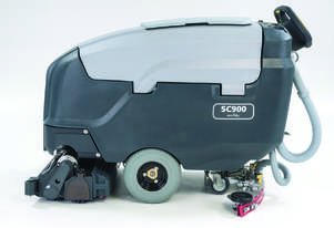 CLEANQUIP-Nilfisk SC901 Large Walk Behind Battery Scrubber Dryer