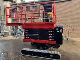Athena 1090 EVO Bi-leveling tracked scissor lift. Work height 10m - picture0' - Click to enlarge