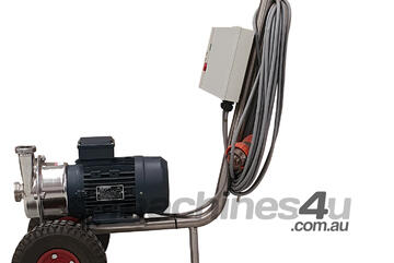 Cariba EFI 2222 Stainless Steel Trolley Wine Pump