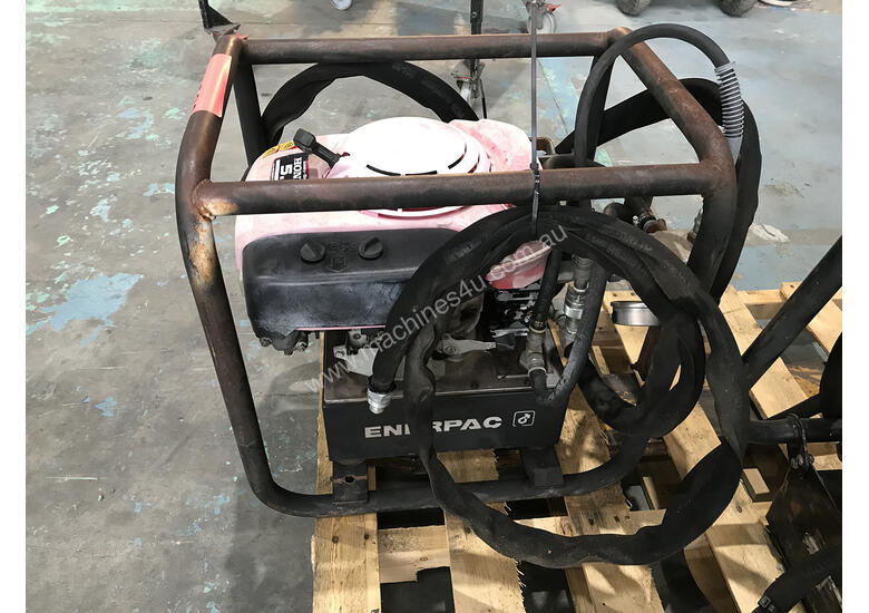 caption Enerpac Petrol Powered Double Acting Hydraulic Pump 10 ltrs, Powered by 5.5HP Engine