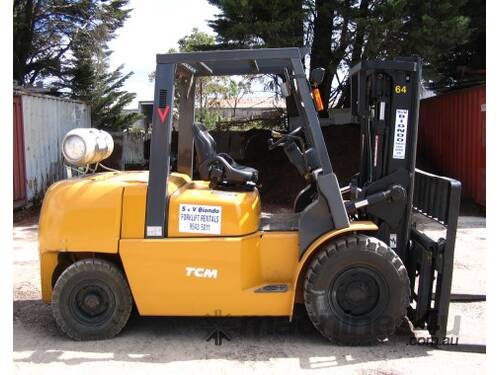 caption Biondo - TCM 3-6 ton LPG Forklift Hire Melbourne