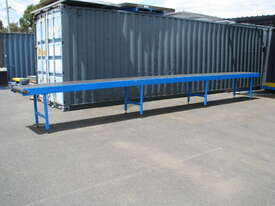 Large Motorised Variable Speed Belt Conveyor - 8m long 670mm Wide - picture0' - Click to enlarge