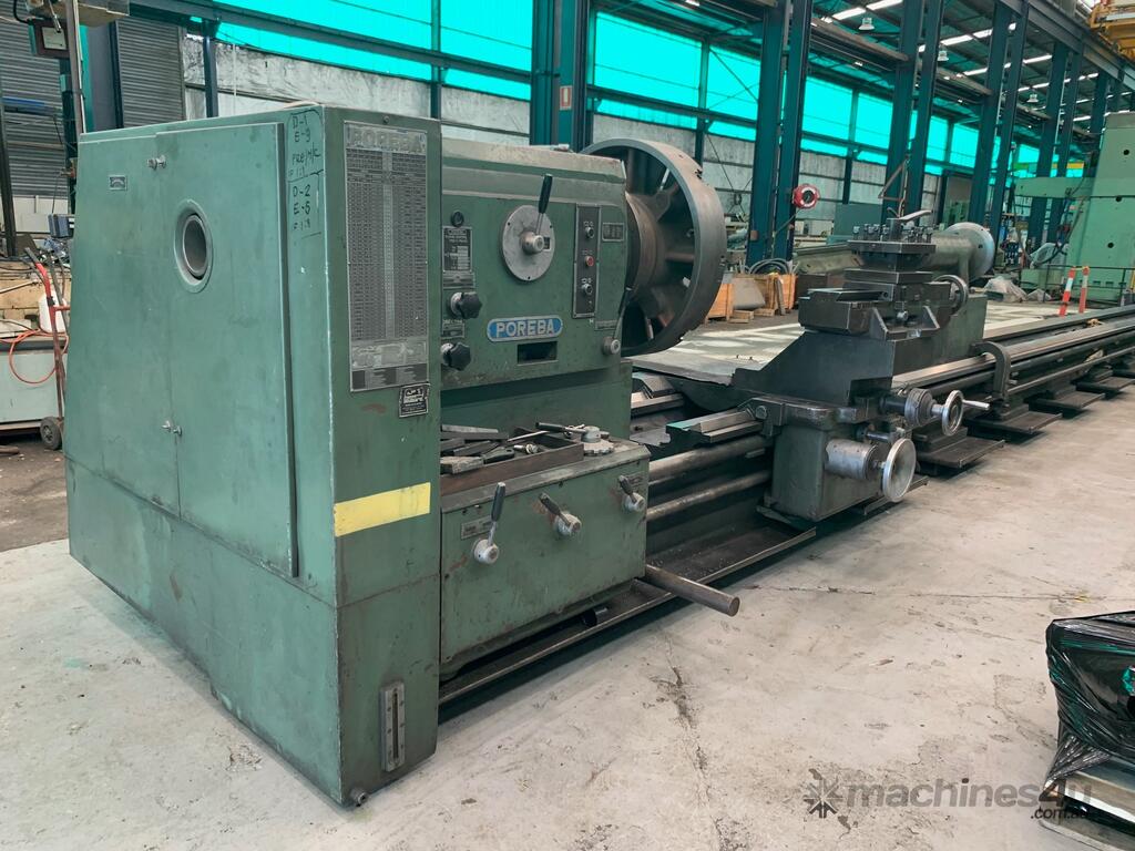 Used poreba Poreba Long bed lathe Engine Lathe in BRAYBROOK, VIC