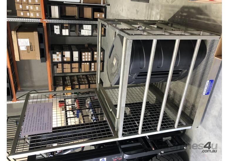 Used east west engineering Forklift man cage Personnel Lifts in