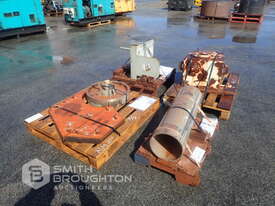 4 X PALLETS ASSORTED MINING/PUMP PARTS - picture0' - Click to enlarge