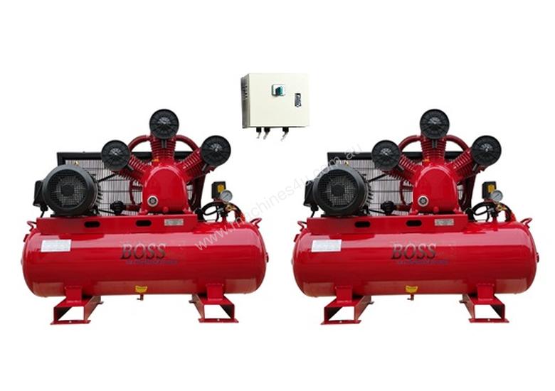 caption BOSS 86CFM/ 20HP DUPLEX AIR COMPRESSOR