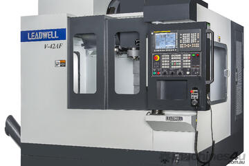LEADWELL V-42iF MACHINING CENTRE | FANUC | X -1000MM | CTS | 4TH AXIS READY
