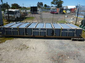 ABLUTION BLOCK WASTE TANK IN STEEL FRAME - picture0' - Click to enlarge