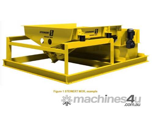 Steinert Overfed Magnetic Drum, Vibratory Feeder, Can Master Eddy Current Separator 2019