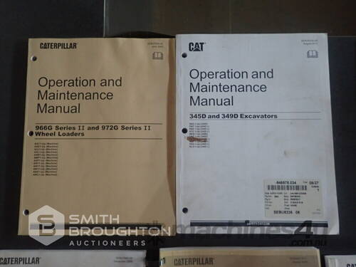 ASSORTED CATERPILLAR OPERATION MANUALS