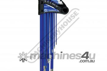 Metric Hex Keys Ball Point - Extra Long Industrial Series 1.5 - 10mm 9 Piece Set