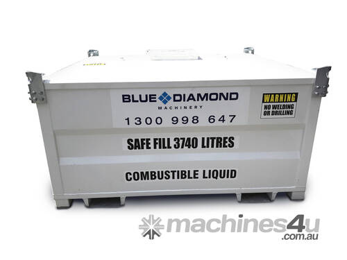 BLUE DIAMOND - Fuel Tank Cube 4150L Self Bunded Baffled