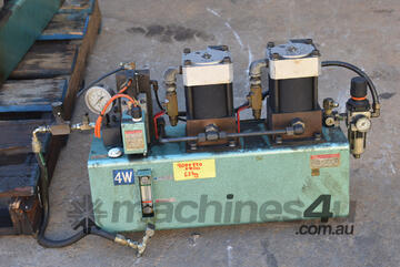 SR ENGINEERING Hydraulic power pack Pneumatically Double Air Powered Pump HI-LOCK UNIT