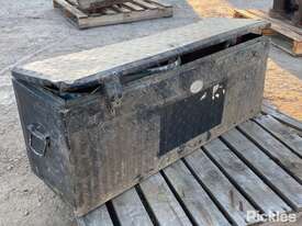 John Deere Steel Tool Box Containing Various John Deere Mower Spare Parts And Tools - picture1' - Click to enlarge