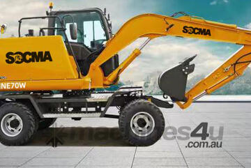 EXCAVATOR 8 TONS, Wheeled, Lift Capacity 1600Kg, Speed 28 K/hr